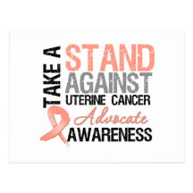 Take a Stand Against Uterine Cancer Post Cards