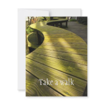 Take a Walk Personalized Announcement