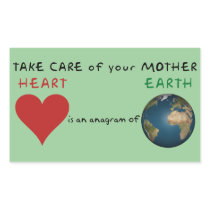 Take care of your mother stickers