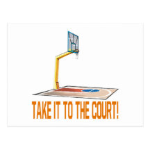 Take It To The Court Postcard