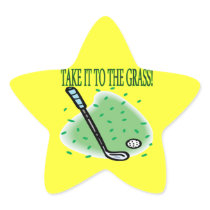 Take It To The Grass Sticker