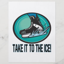 Take It To The Ice Personalized Flyer