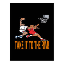 Take It To The Rim Postcard