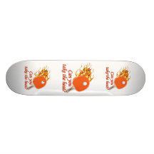 Take the Heat Flaming Ping Pong Skate Boards