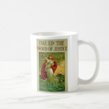 Take Up the Sword of Justice by Bernard Partridge Mug