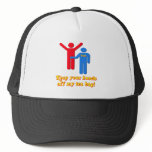 Take Your Hands Off My Tea Bag TSA Airport Mesh Hat
