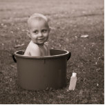 Taking a bath sculpture photo cutout