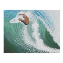 Taking a Wave Postcard