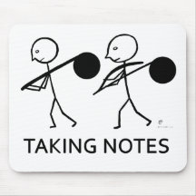 Taking Notes Mousepad