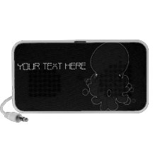 Tako (Charcoal) Doodle Speaker