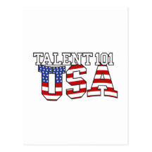 Talent 101 USA Products Post Cards