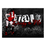 Talk Derby to Me Mini Note Cards business cards