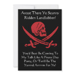 Talk Like A Pirate Day Party Invitations
