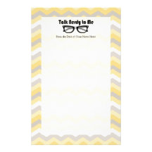 Talk Nerdy To Me Customized Stationery