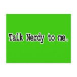 talk nerdy to me postcards