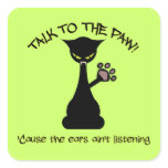Talk To The Paw Sticker