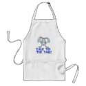Talk to the Tail Bunny Rabbit aprons