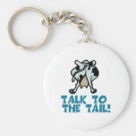 Talk to the Tail Cow Keychain