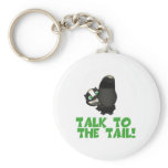 Talk to the Tail Skunk keychains