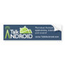 TalkAndroid Bumper Sticker