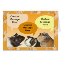 Talking Piggies Greeting Card