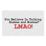 Talking Snakes and Bushes