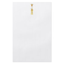 Tall Cute Giraffe. Cartoon Animal. Full Color Flyer