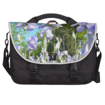 Tall Lavender Freesia Commuter Bag