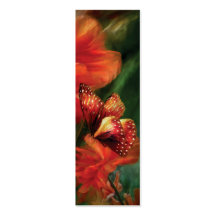 Tall Poppies Art Bookmark Business Card