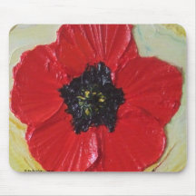 Tall Red Poppies II Mousepad