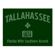 TALLAHASSEE: 1824 POSTCARD