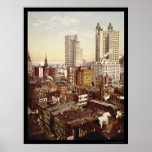 Tallest Buildings New York City 1901 Print