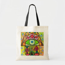 Tallis Tote Bag - Pear Orchard Hamsa