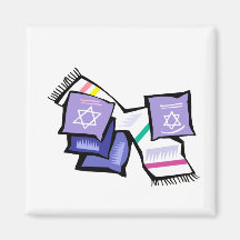 Tallit & Star of David Fridge Magnets