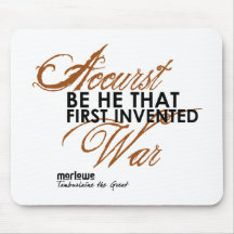 Tamburlaine War Quote Mouse Mat