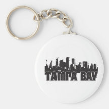 Tampa Bay Skyline Key Chain
