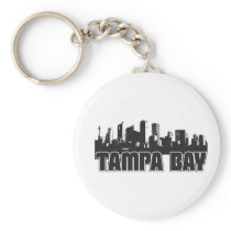Tampa Bay Skyline Key Chain