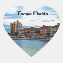 Tampa Florida Waterfront Sticker