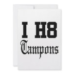 tampons invitations