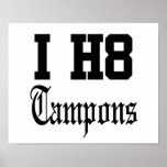 tampons posters