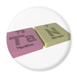 Tan as Ta Tantalum and N Nitrogen magnets