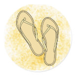 Tan Flip Flop sticker