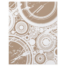 Tan Grunge Circles: Vector Art: Personalized Flyer