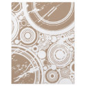 Tan Grunge Circles: Vector Art: flyers