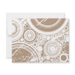 Tan Grunge Circles: Vector Art: Personalized Announcements