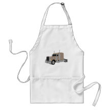 tan peter built truck apron