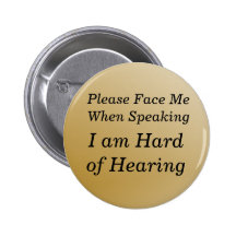 Tan Please Face Me Button