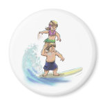 TaNdEm SuRfErS Fridge Magnet