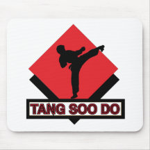 Tang Soo Do red diamond Mouse Pads