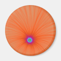 Tangerine Color Explosion Magnet